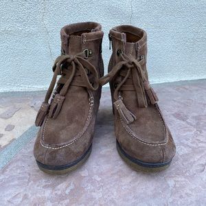 mia baylie wedge bootie